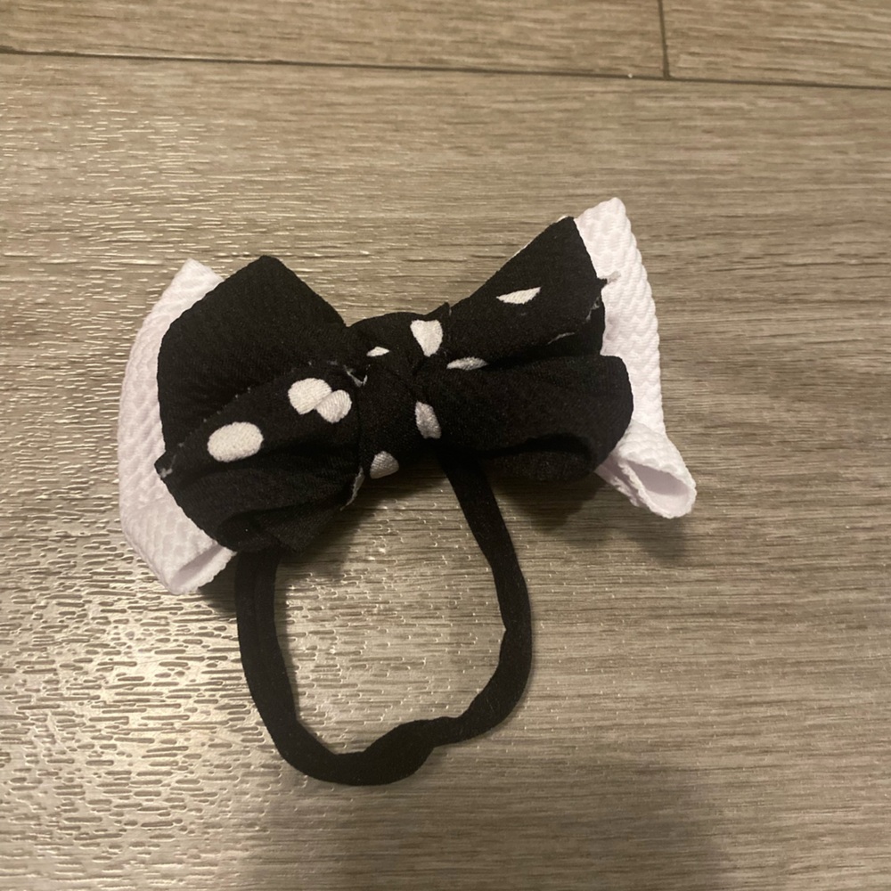 Polka Dot Bow Hairband for Kids